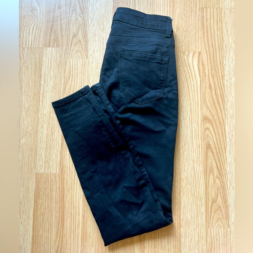 Blue Spice Black Skinny Jeans Minimalist Design